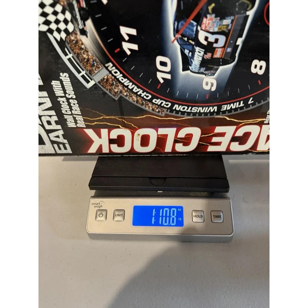 Dale Earnhardt #3 Race Clock Wall Clock Real Race Sounds Emson 7x Champion 2000